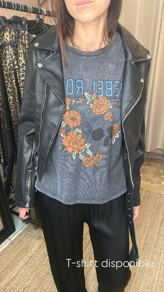 T-shirt tête de mort