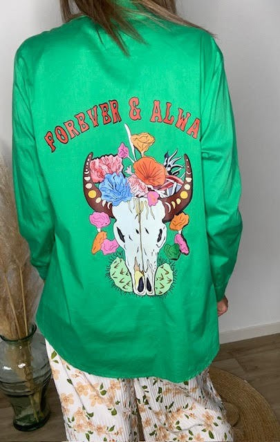 Chemise BUFFLE - verte