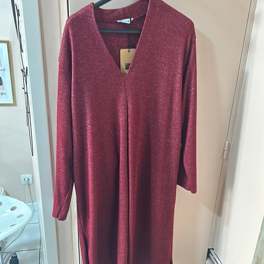 Robe rouge paillettes