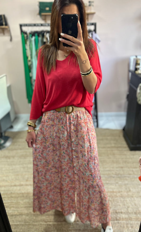 Jupe Léonie - rouge