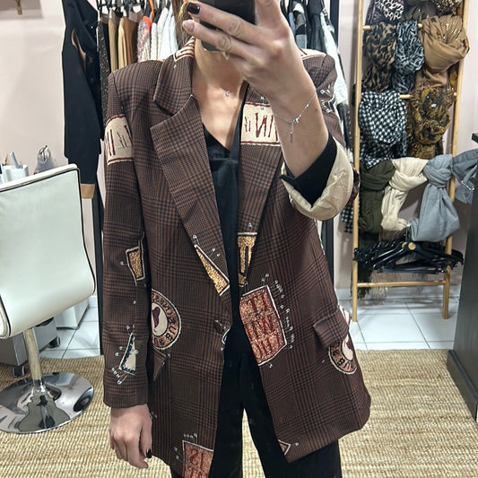 Blazer à motifs