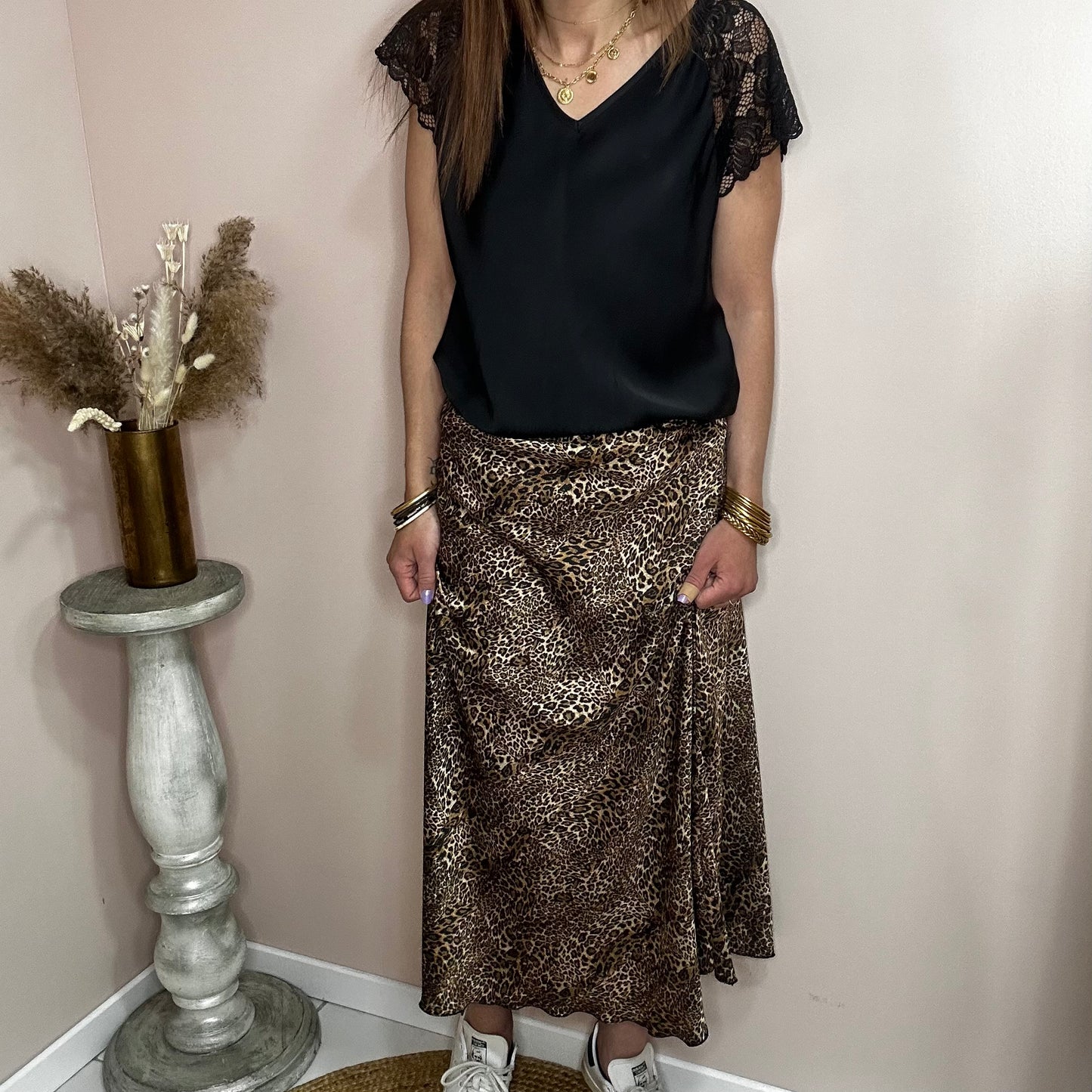 Jupe léopard ZELIA