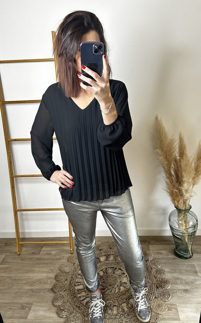 Pantalon stretch métallica